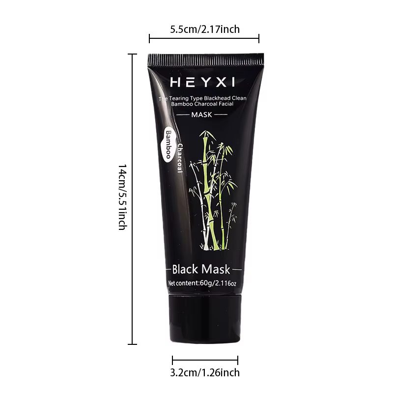Masque facial peel-off au charbon de bambou