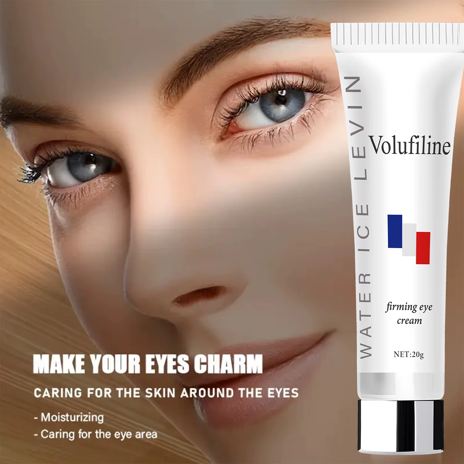 Crème raffermissante pour les yeux Volufiline à l'acide hyaluronique