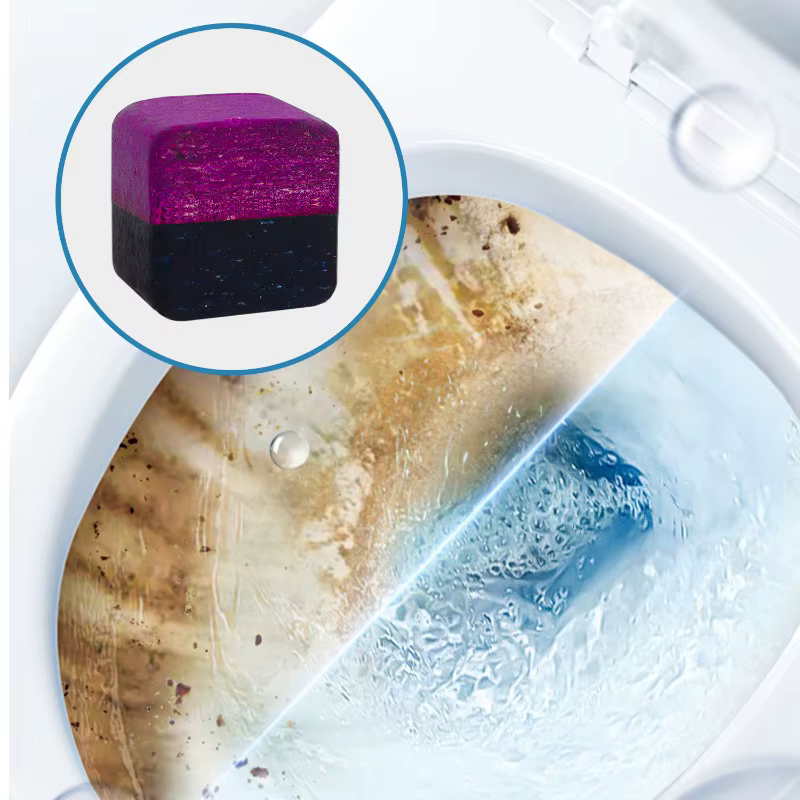 Mini Cube nettoyant pour cuvette de toilette, dissolvant de taches à haute nettoyage, éliminateur d'odeurs longue durée, facile à utiliser, blocs de nettoyage pour cuvette de toilette