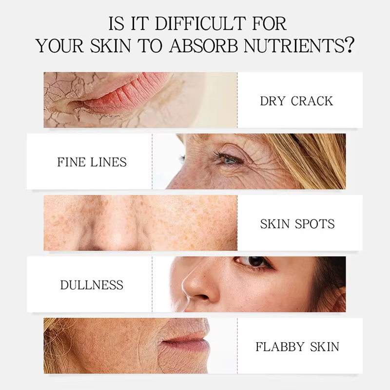 120G 24K crème pour le visage dorée collagène hydratant