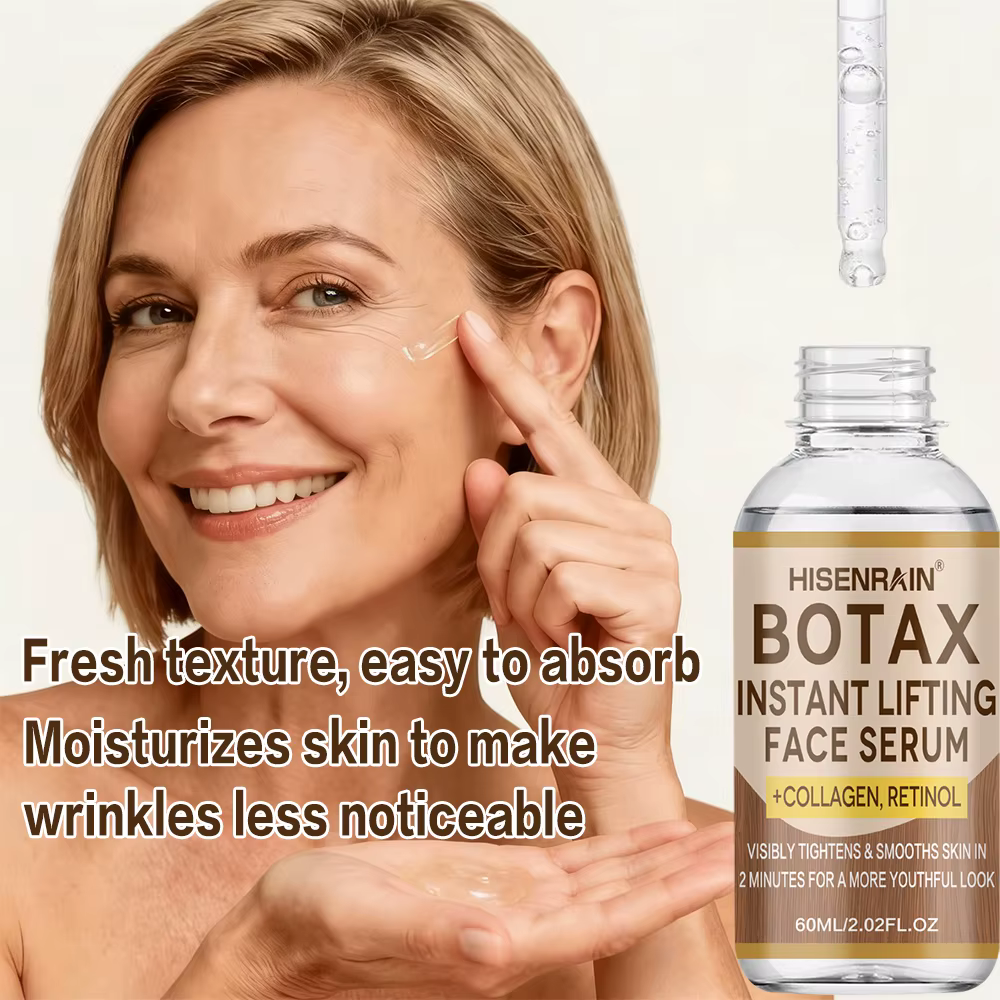 Sérum raffermissant pour le visage HISENRAIN Botax – Traitement anti-âge pour la réduction des rides et le raffermissement de la peau pour toutes les personnes.