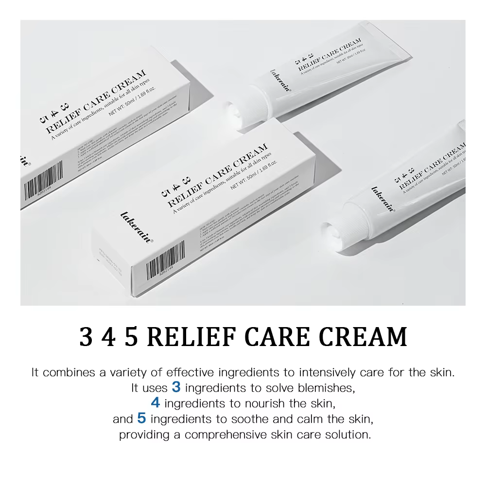 3 4 5 crème de soulagement adresse imperfections nourrir la peau et fournir soin apaisant Lifting du visage beauté hydratant cosmétiques coréens