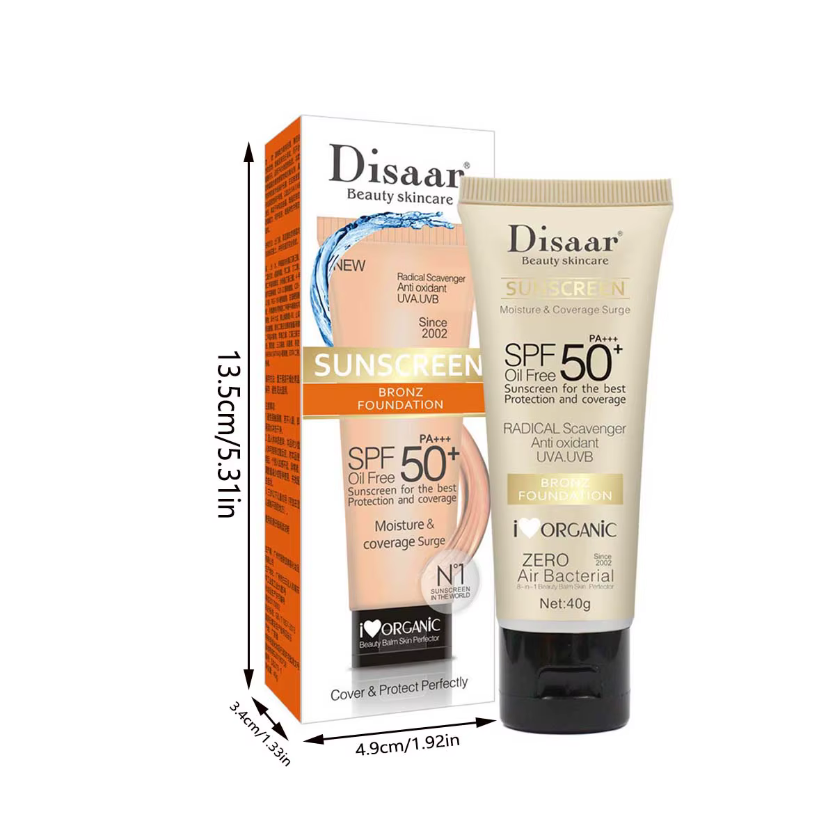 Crème solaire SPF 90++++ nourrissante