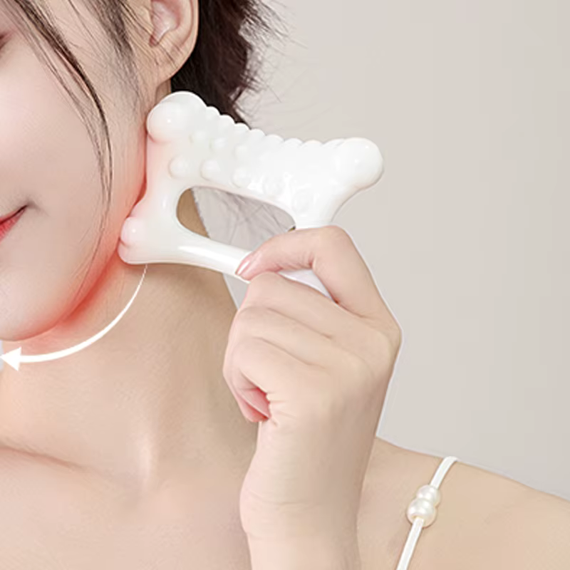 Planche de Massage Gua Sha pour entretien du visage