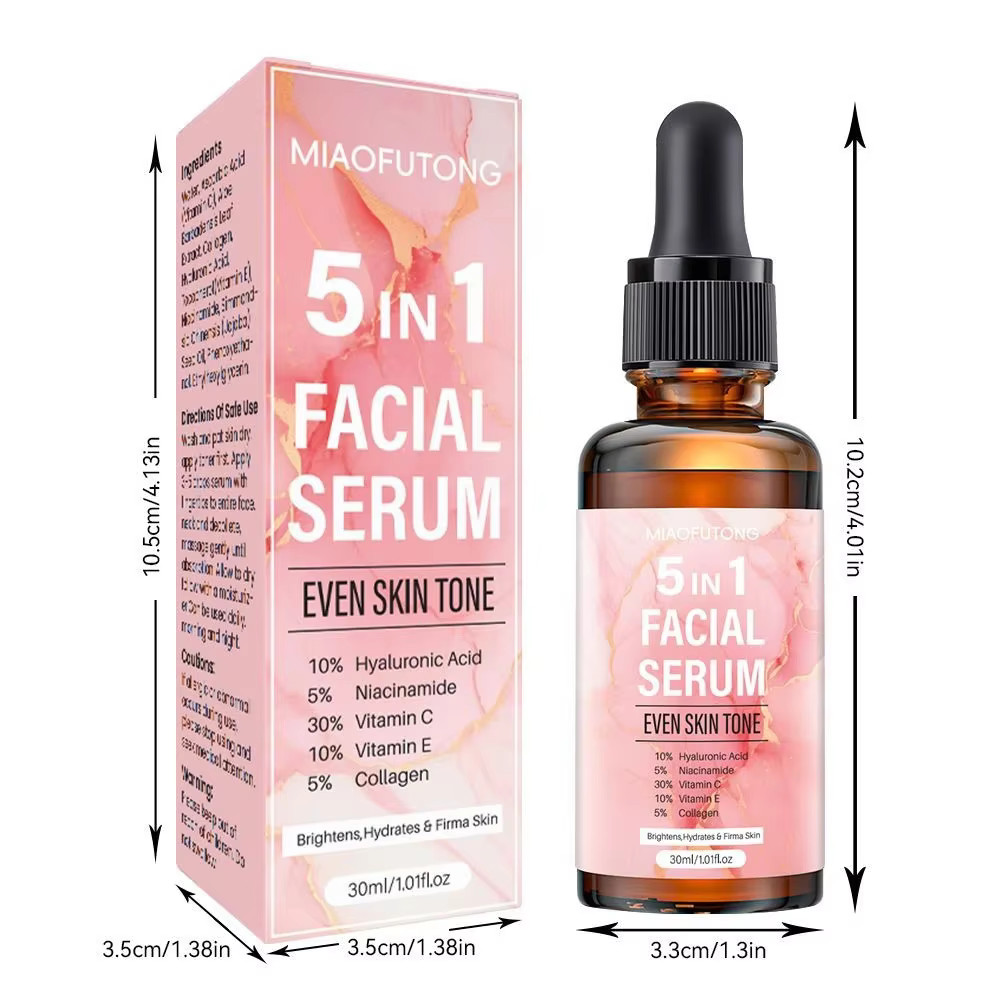 Sérum anti-âge 5 en 1 avec 30% de vitamine C