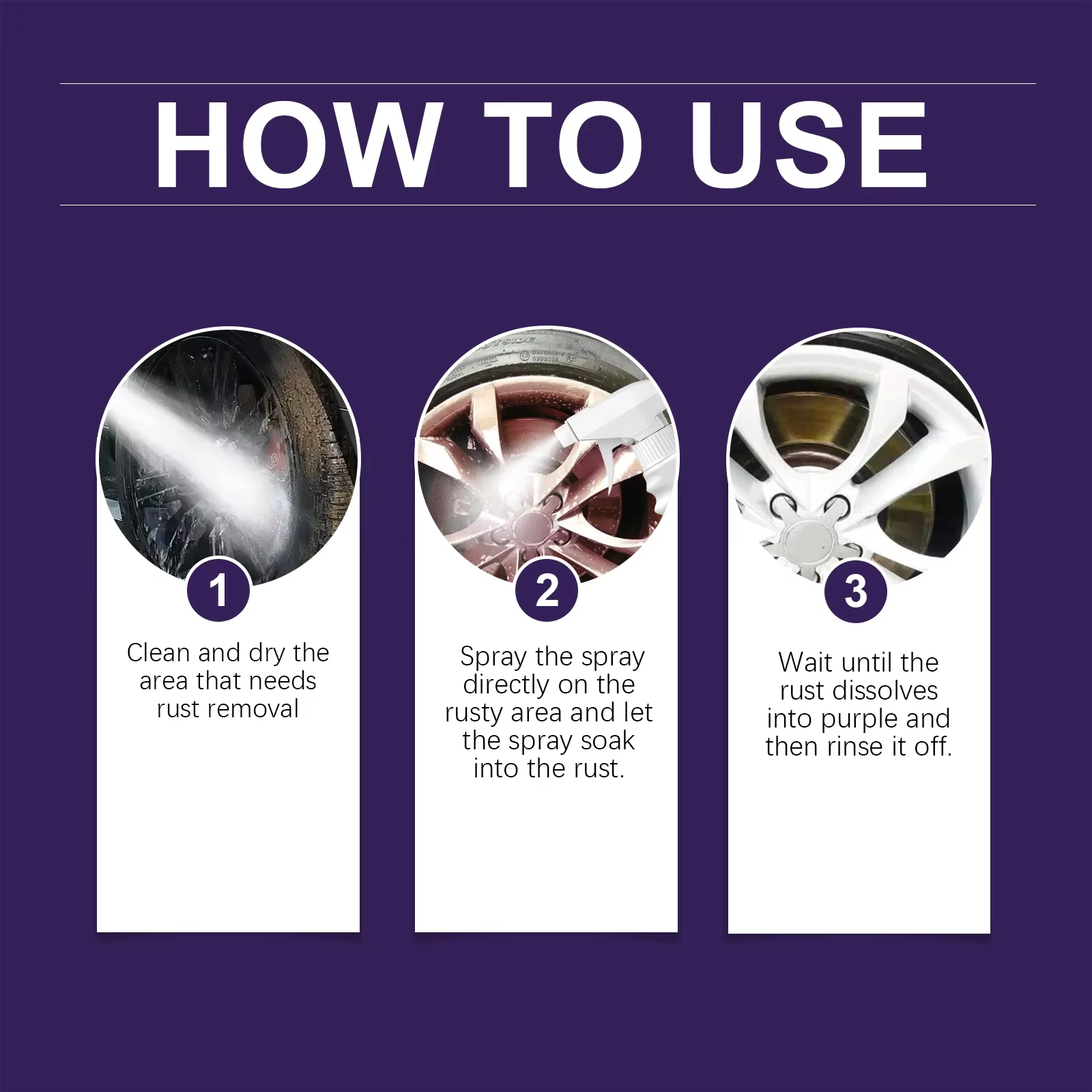 Ar – Dissolvant de rouille pour automobiles, convertisseur de rouille pour moteur, nettoyeur d'entretien de pièces automobiles, dérouillage rapide, prévention de la corrosion