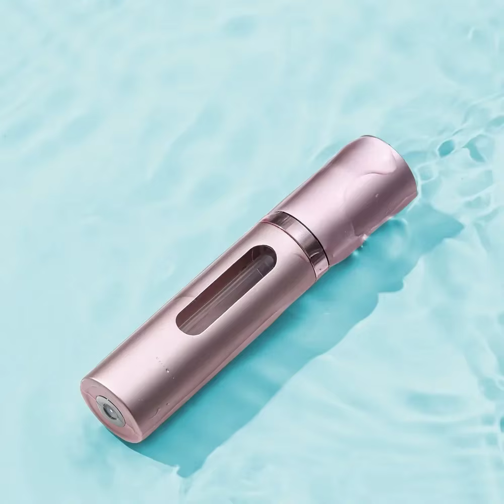 Bouteille de parfum rechargeable en verre de 8ml, avec pompe à parfum en Spray, conteneurs cosmétiques vides portables de voyage, Mini bouteille atomiseur de pulvérisation