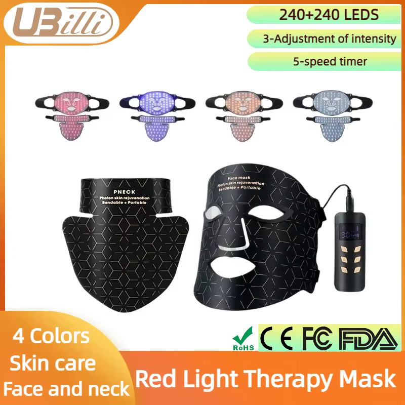 Masque de thérapie à lumière LED infrarouge