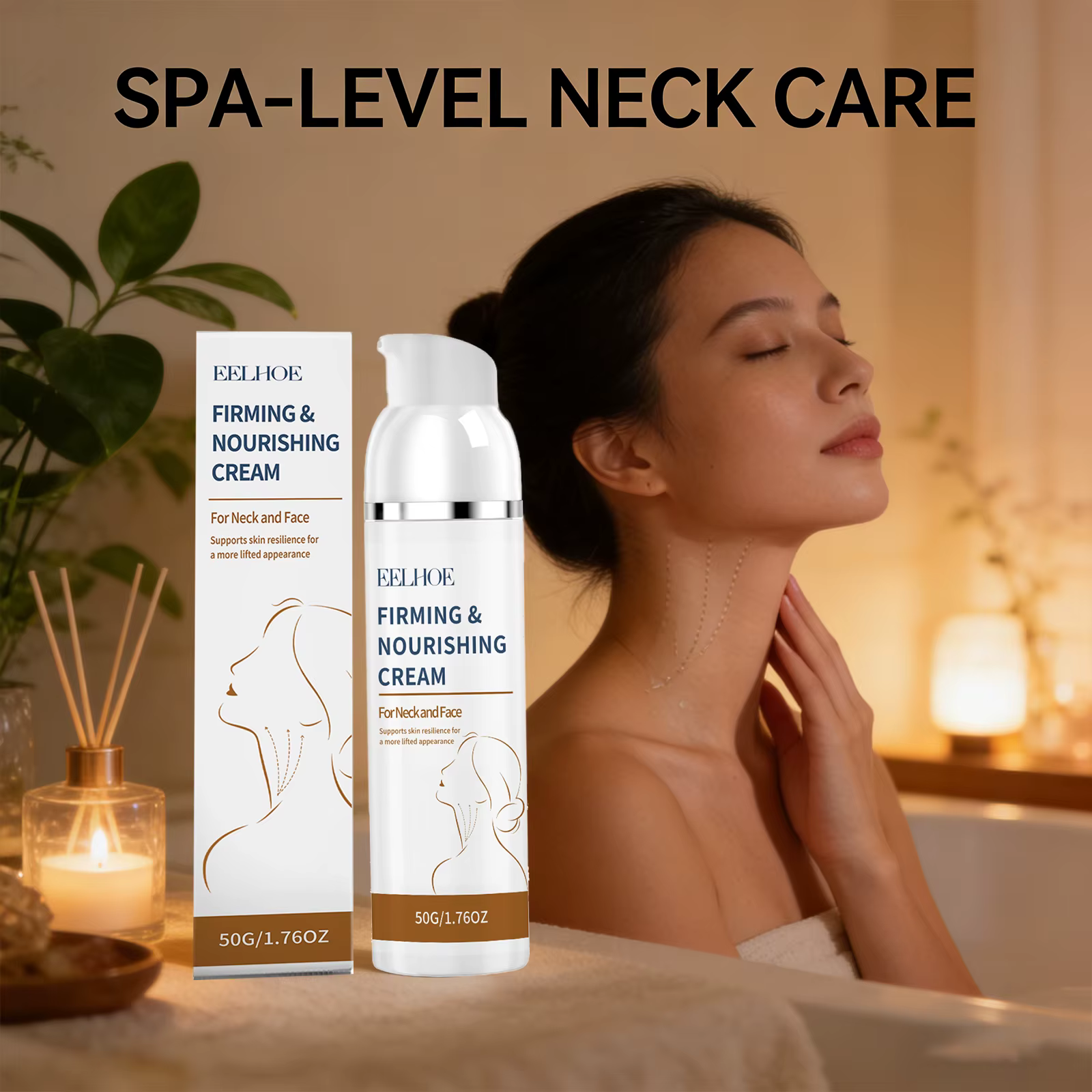 Crème Raffermissante et Nourrissante pour le Cou et le Visage