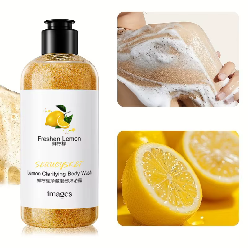 Gel douche exfoliant au citron 300 ml