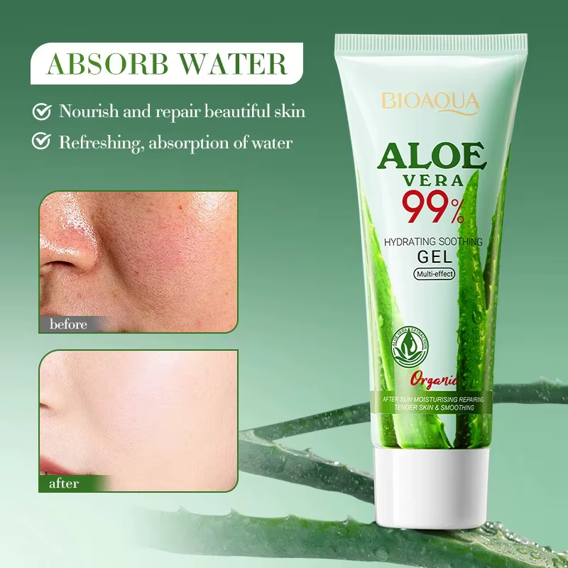 Gel d'aloe vera hydratant