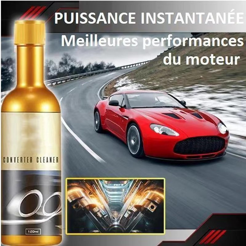 Convertisseur catalytique de voiture personnalisable, 120ml, nettoyeurs, catalyseurs, nettoyeur Automobile, accélérateurs de moteur, CSV, facile à nettoyer