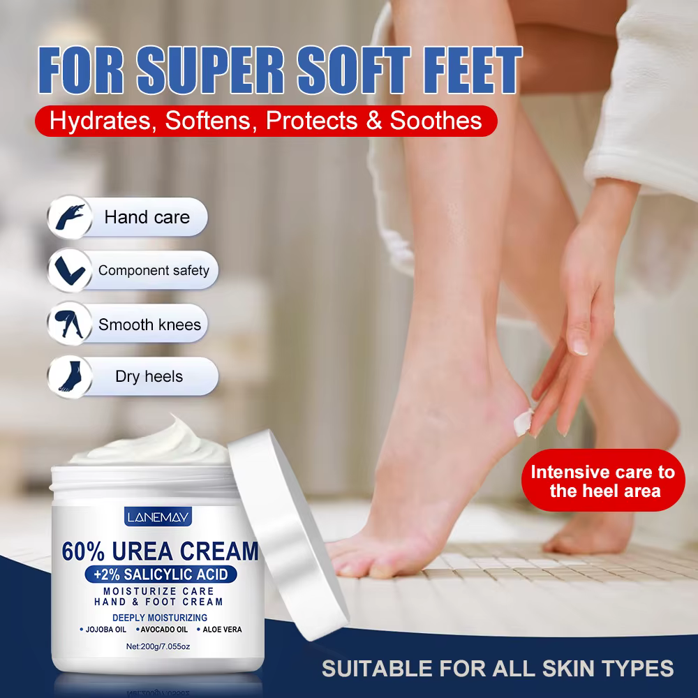3PCS 60% Crème à l'urée pour les mains et les pieds