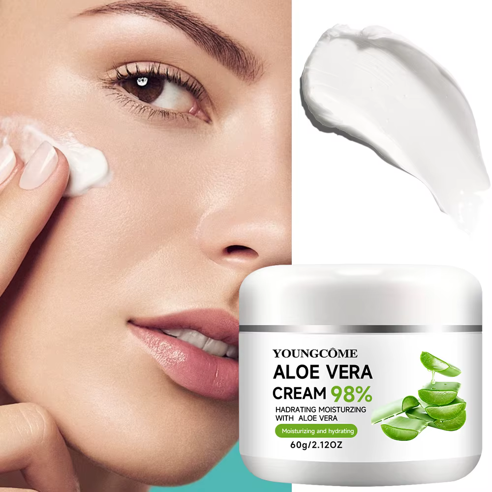 98% Aloe Vera crème pour le visage hydratant