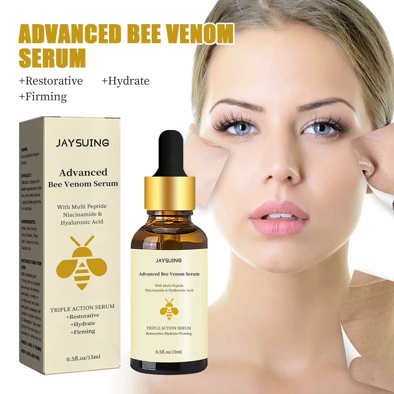 Sérum avancé au venin d'abeille