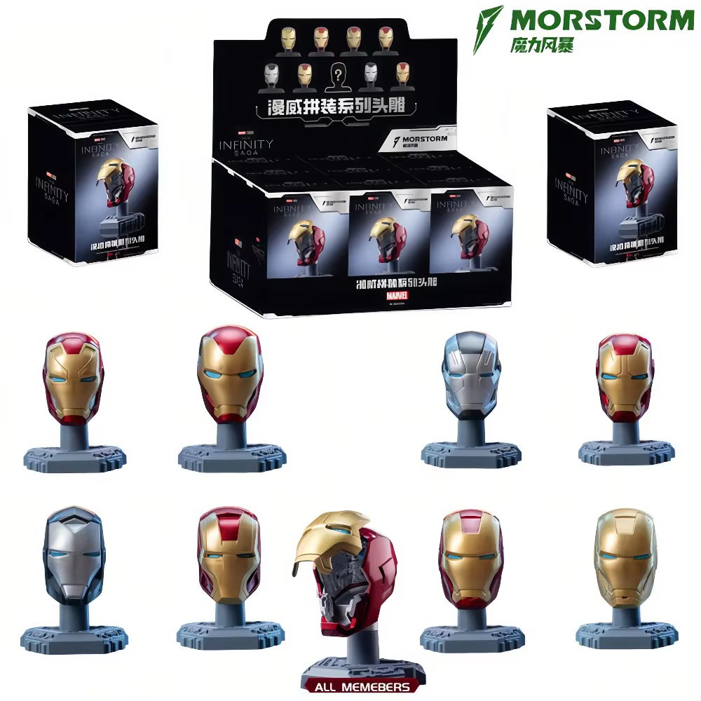Masque de casque Iron Man original, 9 styles, War Machine MK16 MK42 MK85, Tony Stark, jouets DIY, figurine d'action, modèle assemblé, cadeau