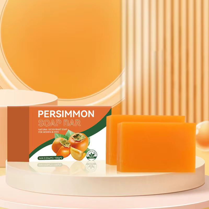 Savon au kaki pour le contrôle des odeurs corporelles
