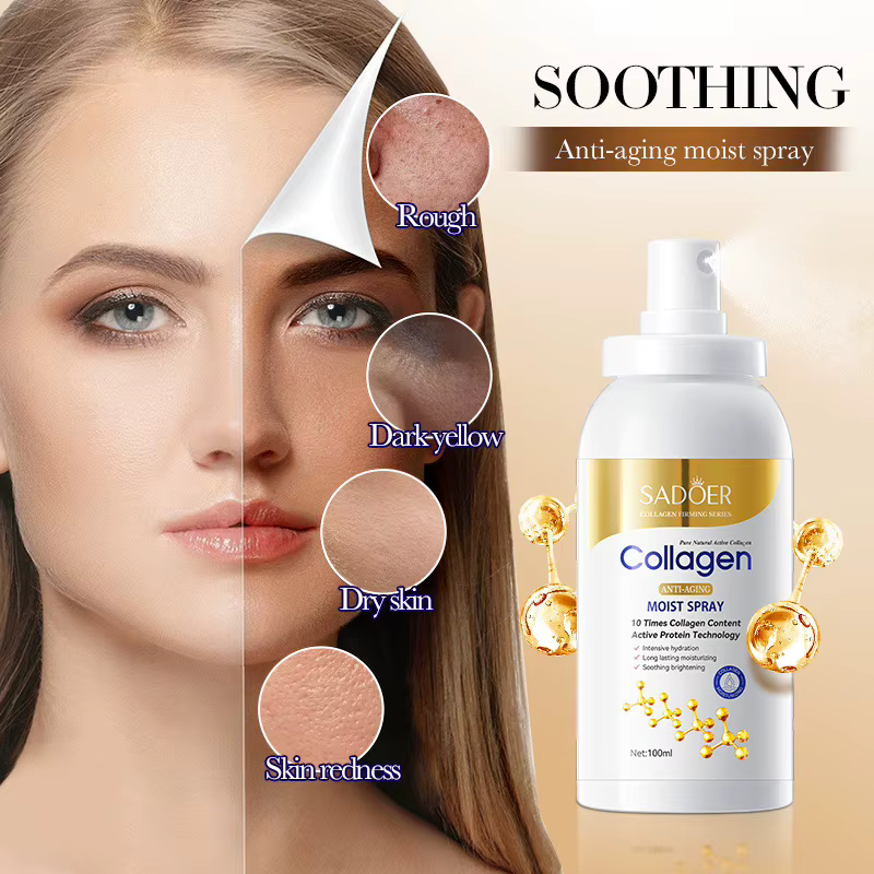 SADOER collagène Anti rides hydratant visage Spray crème