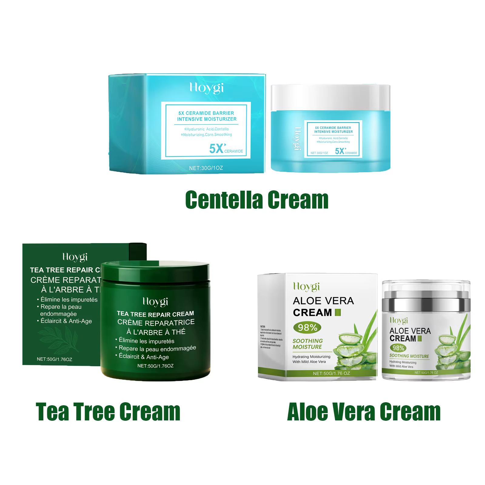 Crème réparatrice apaisante multi-action pour le visage