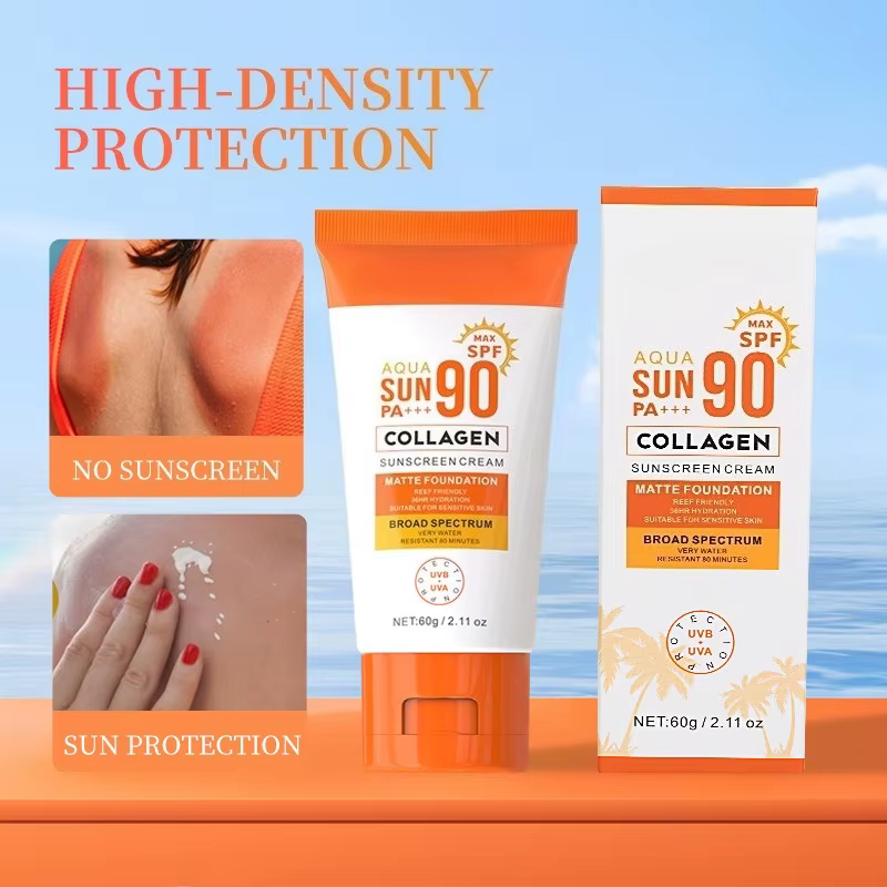 Lotion solaire SPF90+, protection UV estivale