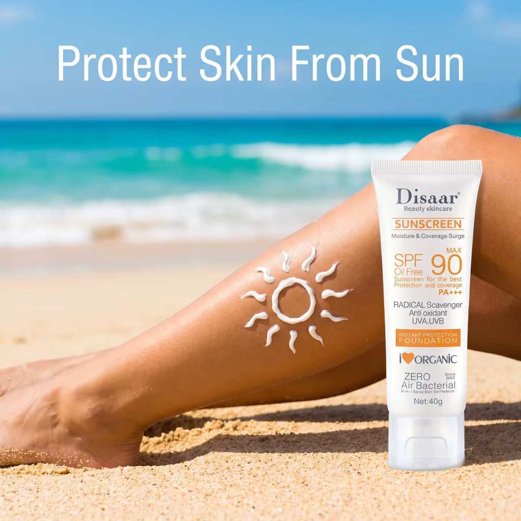 Crème solaire SPF90 PA+++ sans huile