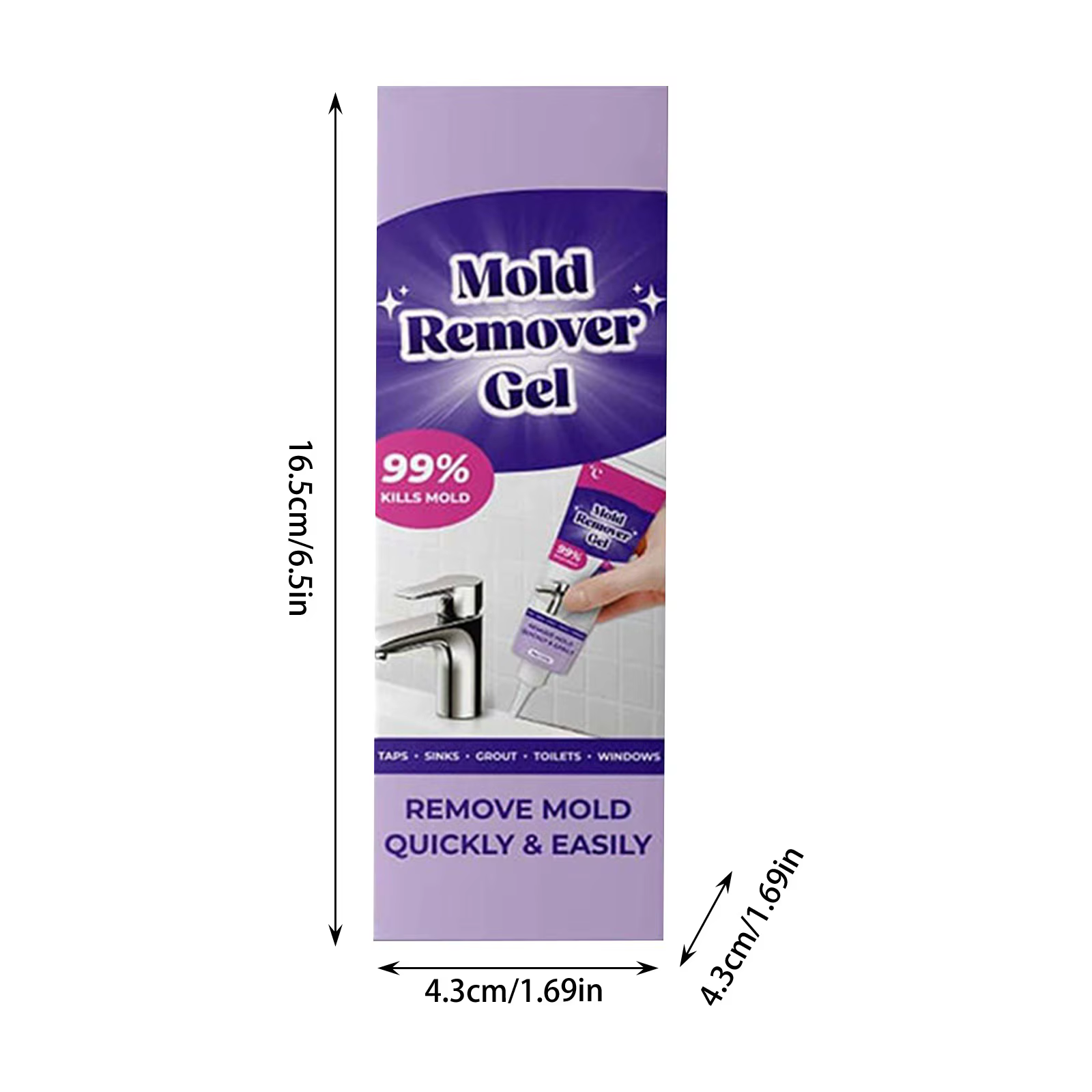 Gel nettoyant puissant pour carrelage mural, scellant pour coulis, salle de bains, nettoyage des éviers de cuisine à domicile, 1/3 pièces