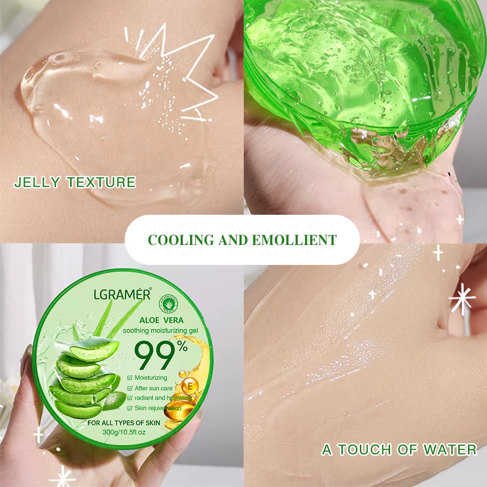 Gel d'aloe Vera 99%, hydratation en profondeur et hydratant pour le visage