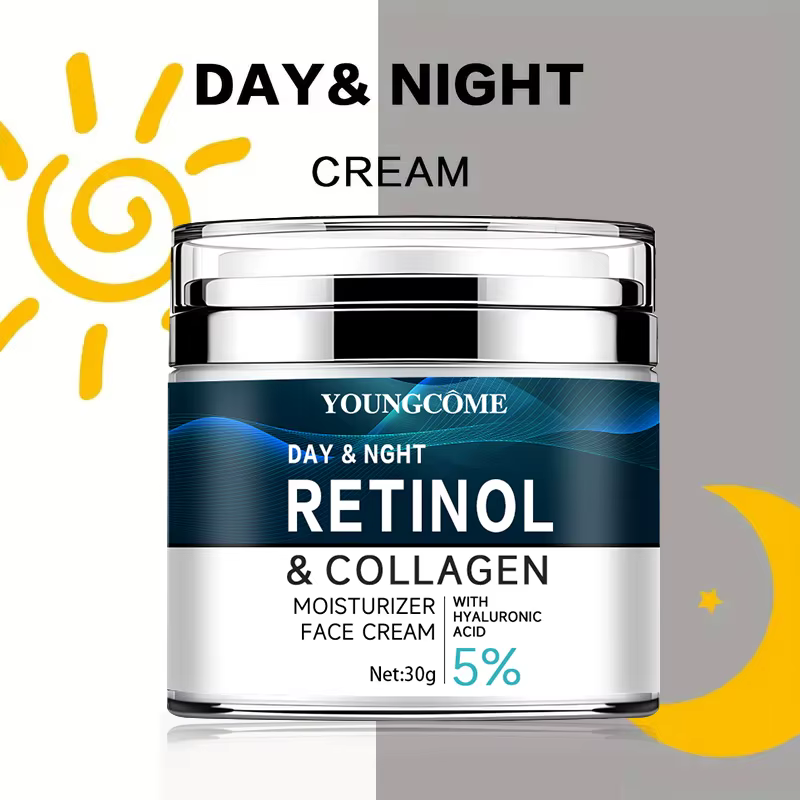 Crème au collagène au rétinol à la vitamine C + E