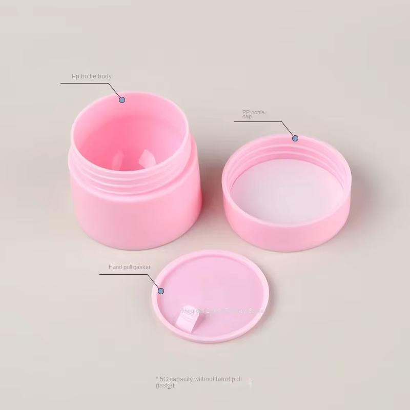 Pot de maquillage vide rond en plastique 5g/15g/20g/30g/50g