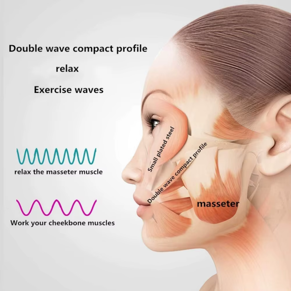 Masseur facial en V, 3 Modes de Massage