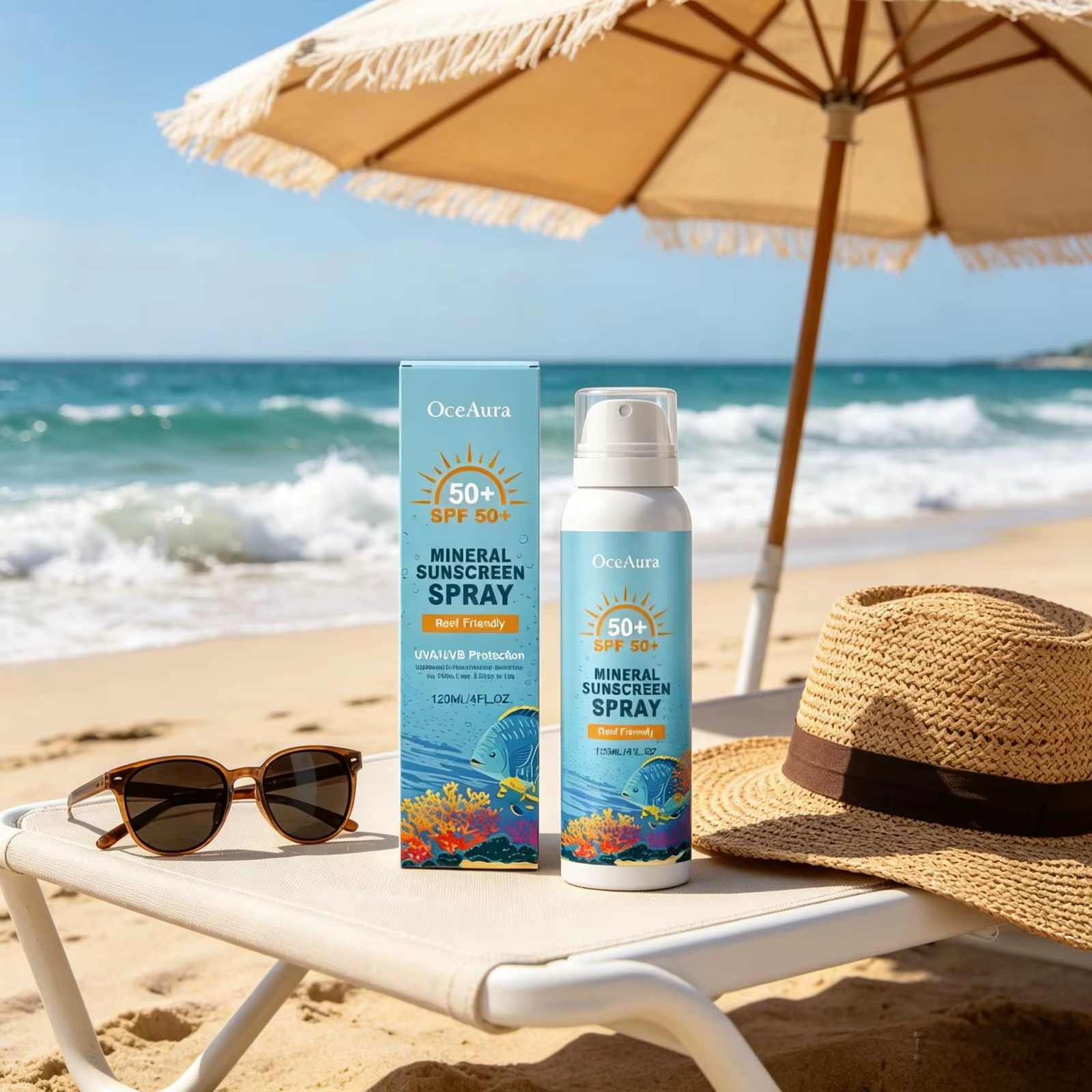Spray solaire SPF 50, protection solaire anti-UV