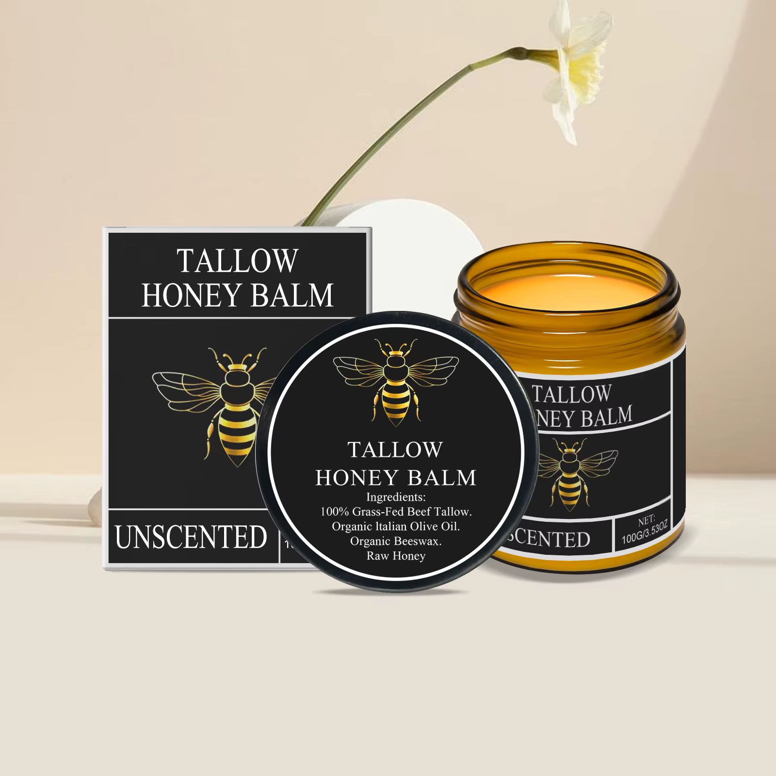 Tallow de boeuf pour la peau