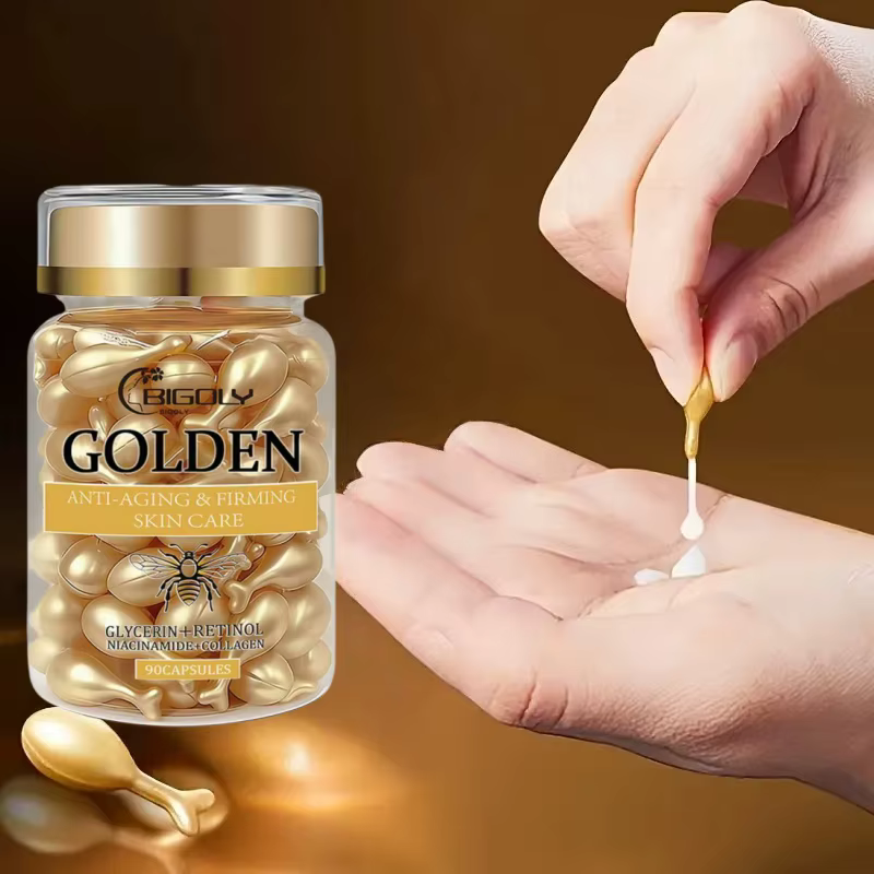 Capsules d'essence de soin de la peau Golden Skin Care