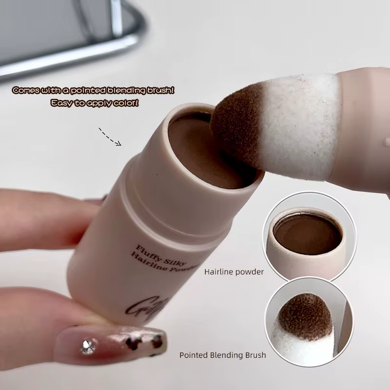 Poudre de camouflage pour la ligne des cheveux