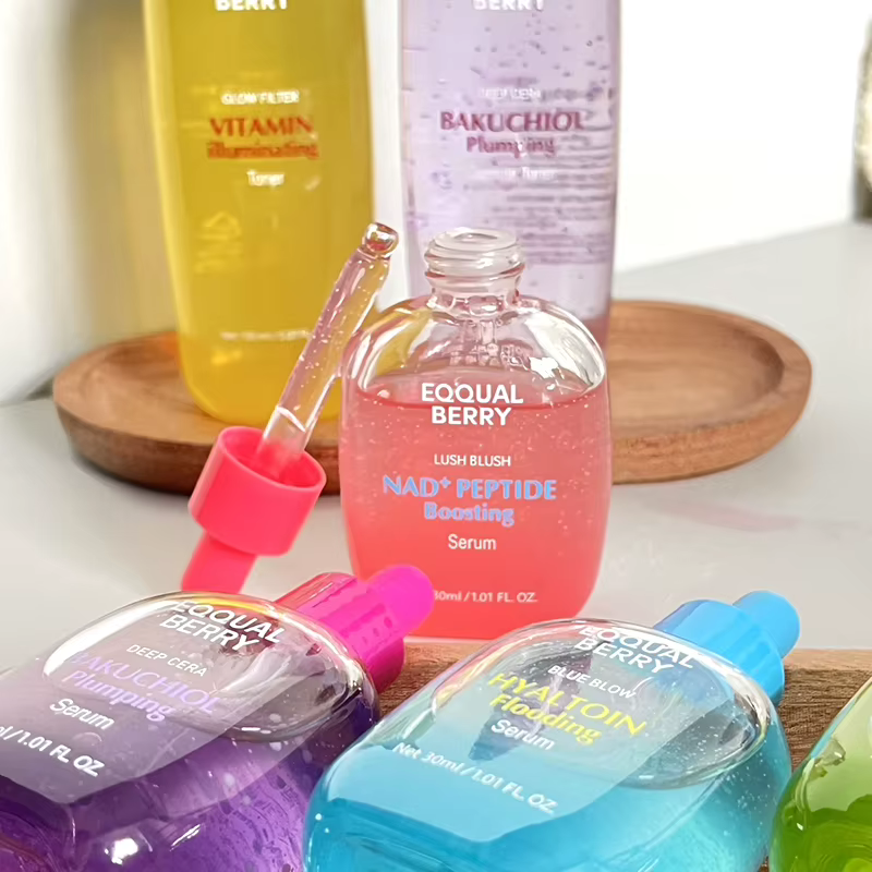 Sérum apaisant EQQUALBERRY 30 ml, série de sérums visage Faceshine, essence nourrissante et repulpante à la vitamine C, best-seller coréen