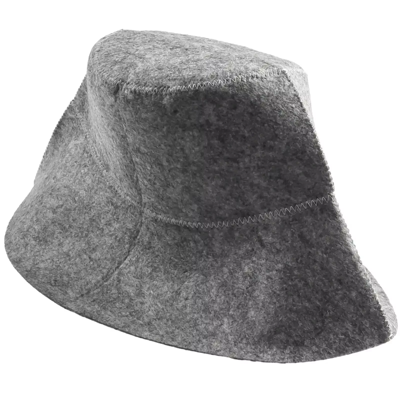 Chapeau de Sauna en feutre Anti-chaleur, 1 pièce, bonnet de douche en feutre de laine épais, Turban pour bain, Protection de la tête de la maison, accessoires de salle de bains gris