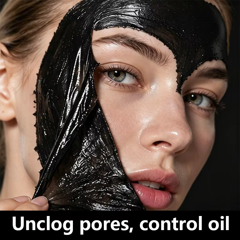 Masque facial peel-off au lait de riz noir YUITIKUE