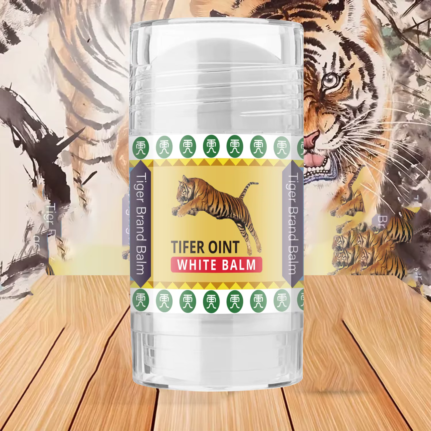 Bâton de crème de massage corporel Tiger