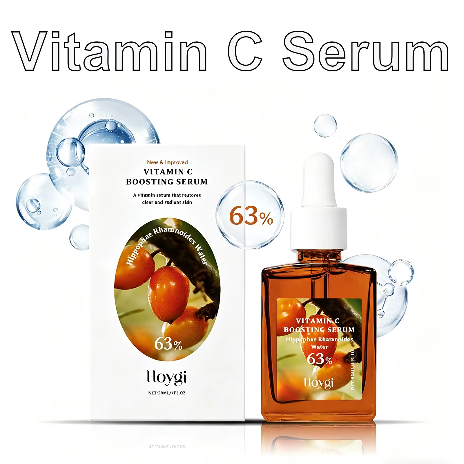Sérum à la vitamine C, éclaircissant