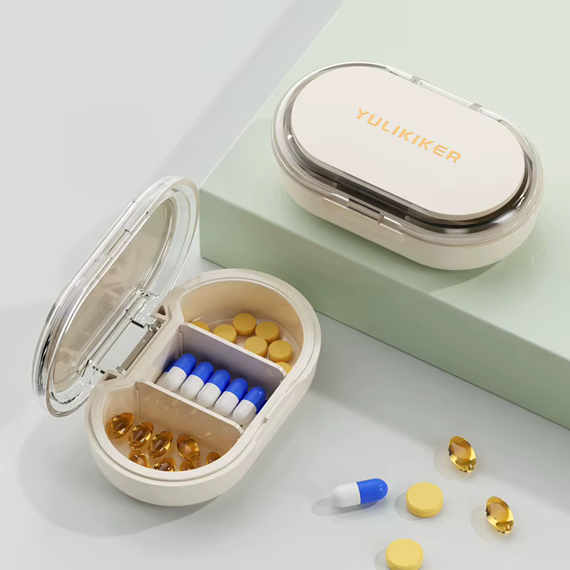 Boîte à médicaments multifonctionnelle, Portable, trois repas par jour, qualité alimentaire, scellée, résistante à l'humidité, résistante à la lumière, boîte de distribution de médicaments