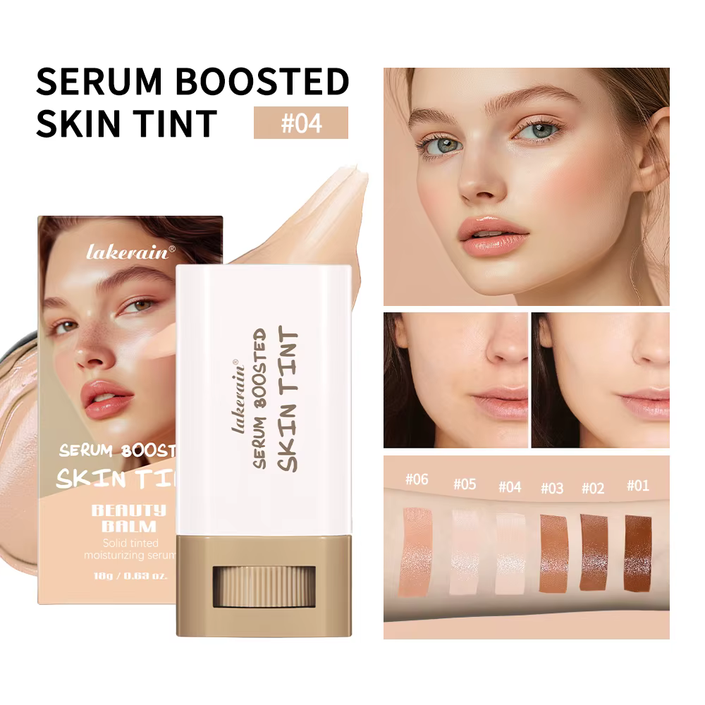 Bâton de fond de teint boosté pour la peau