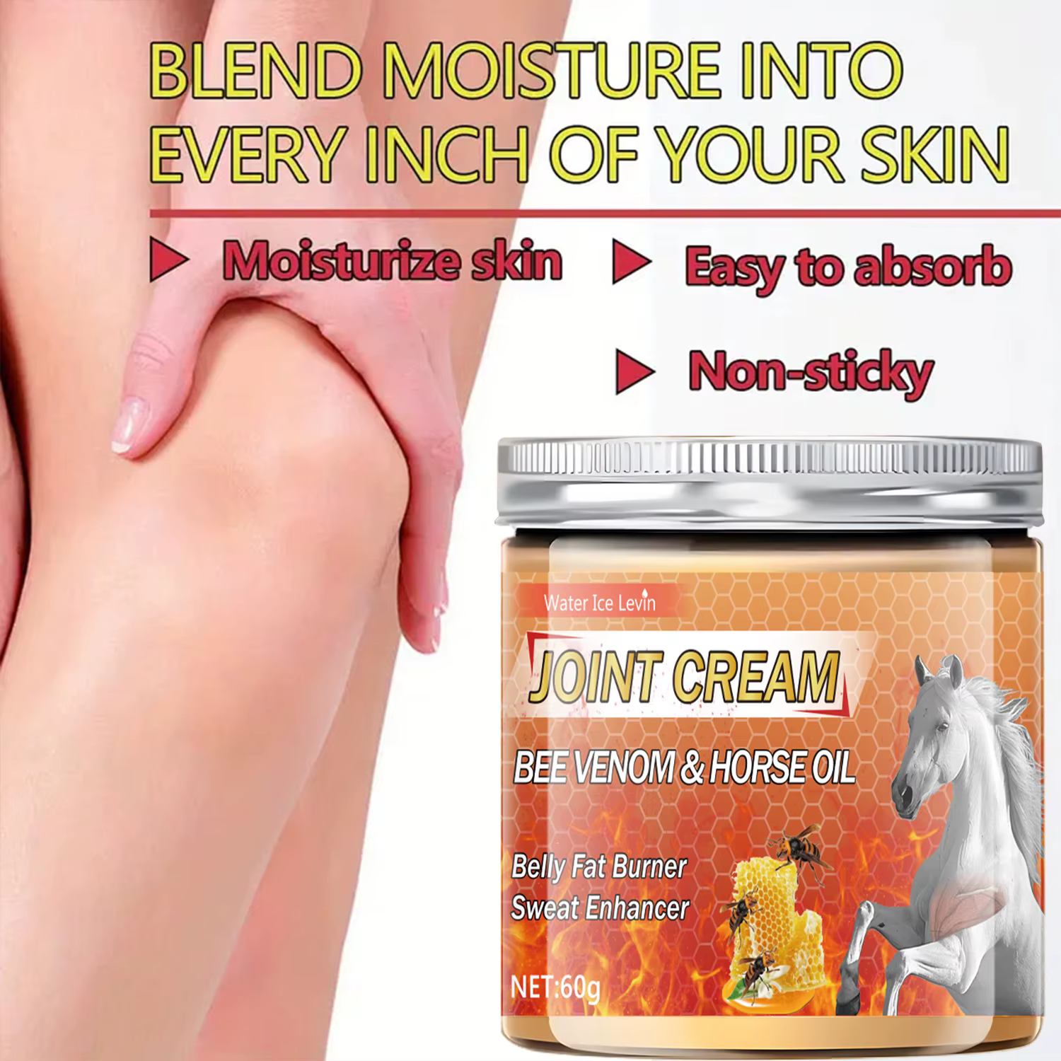 Crème de massage raffermissante pour les muscles