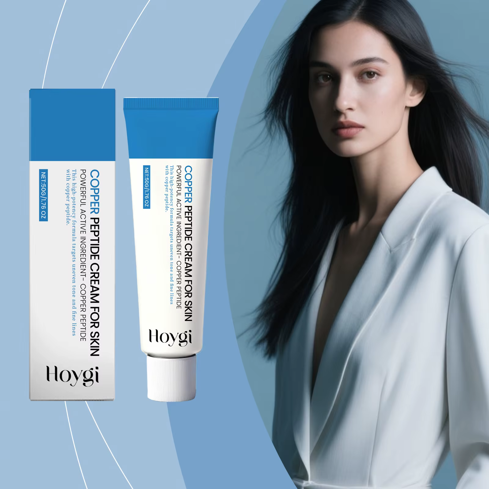 Crème pour le visage au Peptide de cuivre