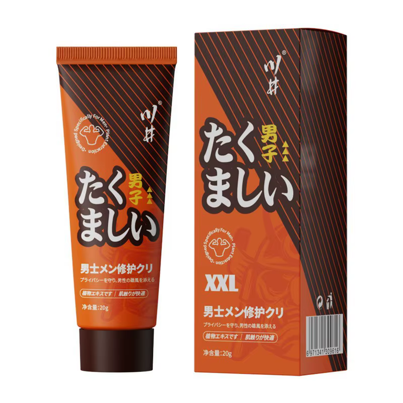 Crème réparatrice pour pénis pour hommes 20g – Gel d'amélioration masculine pour une érection plus ferme, une endurance et une sensibilité plus longues, soin intime, discret