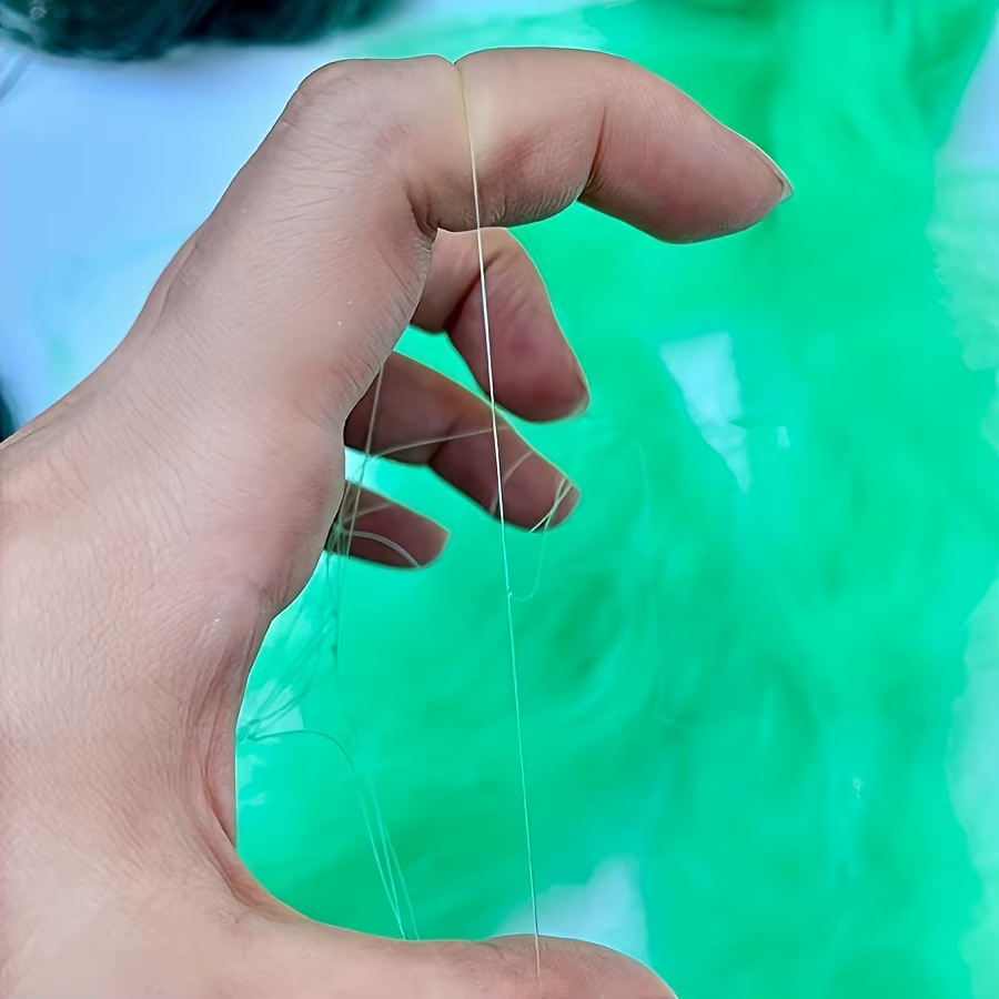 Filet de pêche en nylon durable à 3 couches – Design vert, léger et robuste pour une utilisation en eau douce et en eau salée