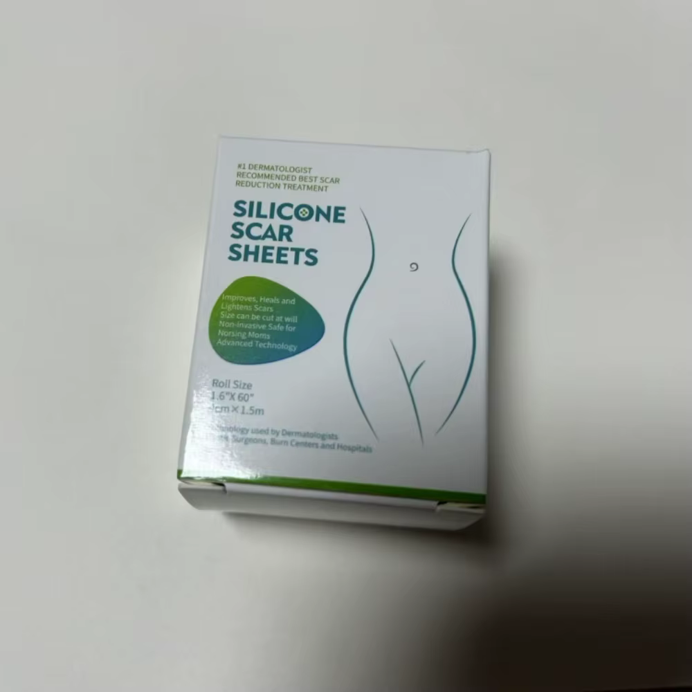 1 rouleau = feuilles de cicatrices en Silicone de 4cm x 1.5m