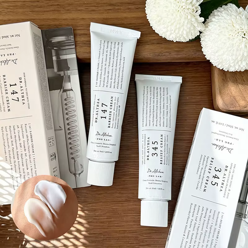 Crème antioxydante anti-sucre Dr.Althea 345, améliore la brillance de la peau, atténue les imperfections et maintient une peau du visage douce, hydratée et éclatante.
