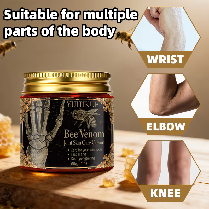 Crème de soin pour la peau des articulations au venin d'abeille