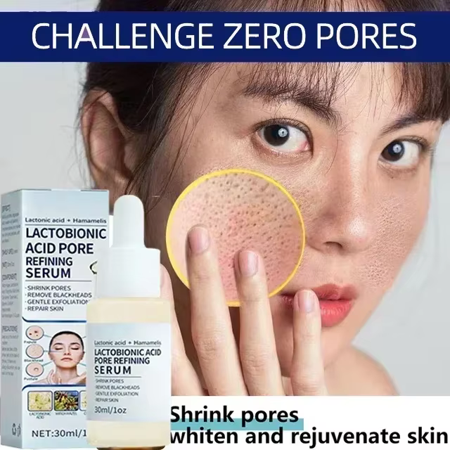 Sérum de rétrécissement des pores à l'acide lactobionique