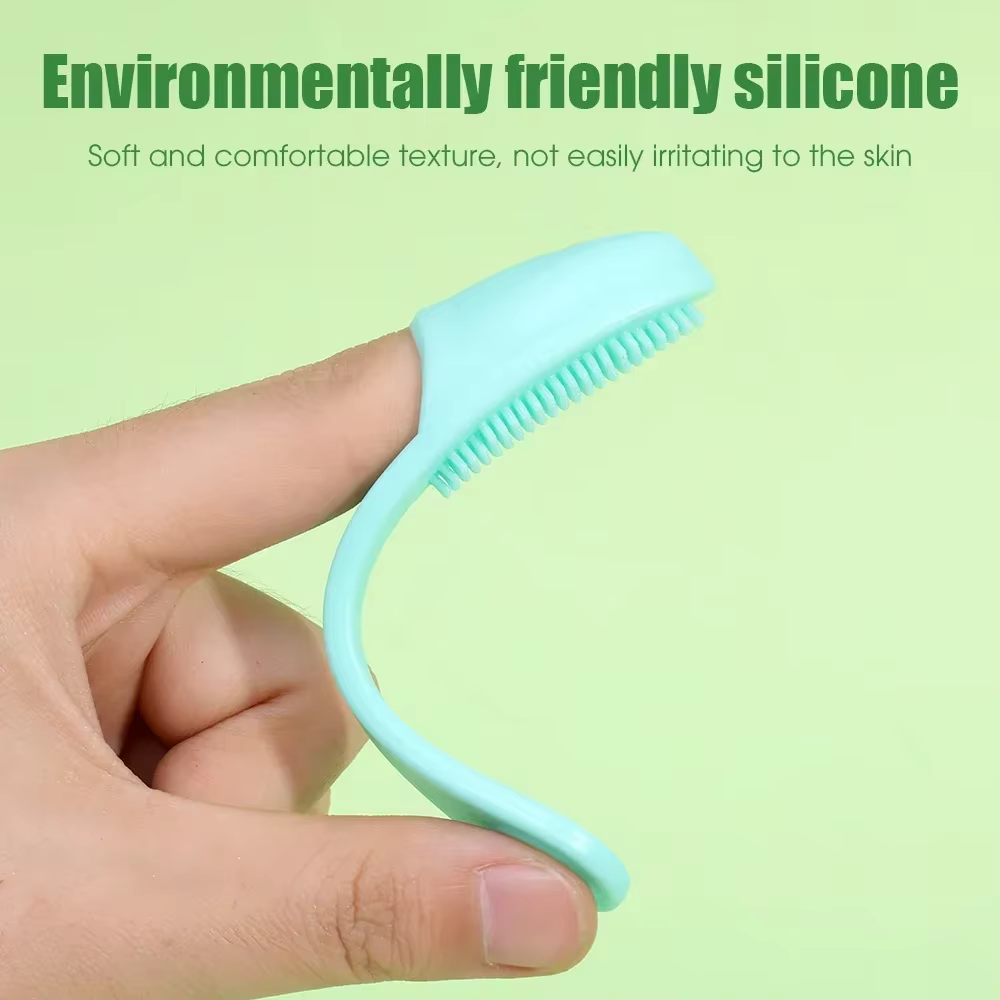 Brosse nettoyante faciale en silicone pour les pores